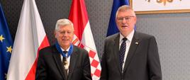 Uroczystość wręczenia Krzyża Komandorskiego Orderu Zasługi Rzeczpospolitej Polskiej prof. Željko Reinerowi