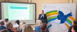 Wody Polskie w Gliwicach na konferencji „ZAADAPTOWANI 2.0: Woda w krajobrazie – Retencja i adaptacja” w Świerklańcu