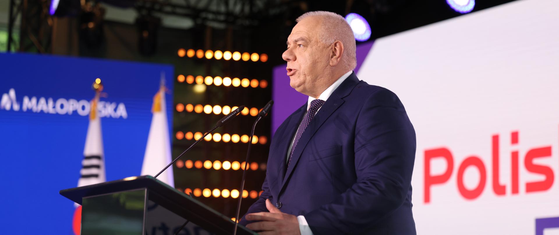 Minister Jacek Sasin w Krynicy