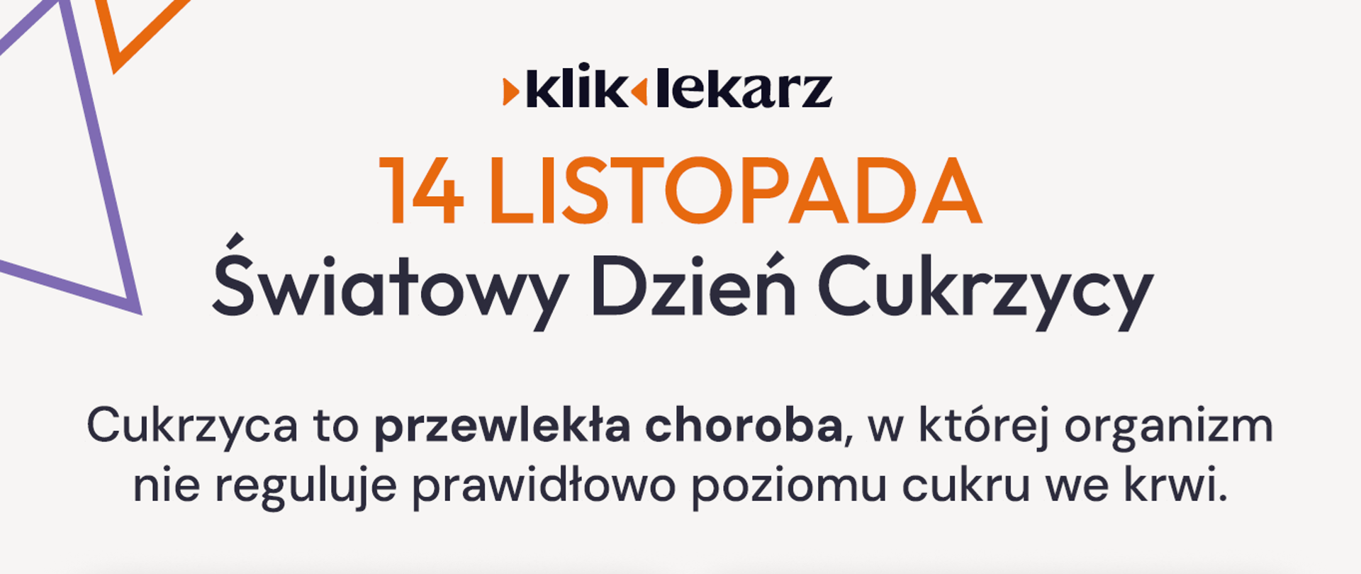 14 listopad światowy dzień cukrzycy