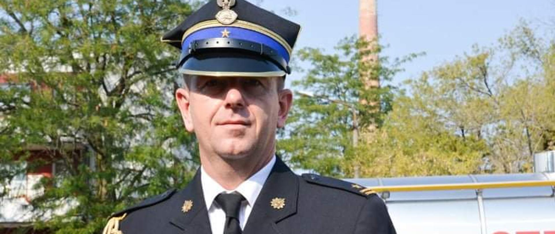 Rzecznik Prasowy KM PSP Włocławek - mł. bryg. Mariusz Bladoszewski