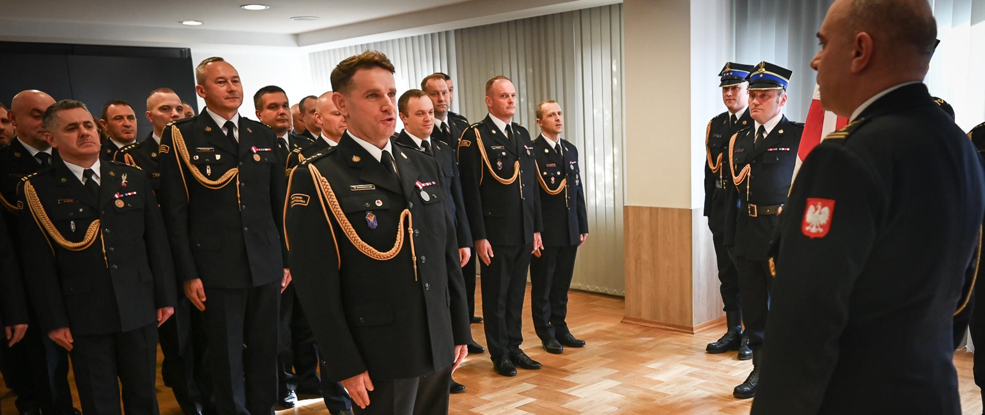 Uroczyste pożegnanie ze służbą st. kpt. Waldemara Skoczylasa