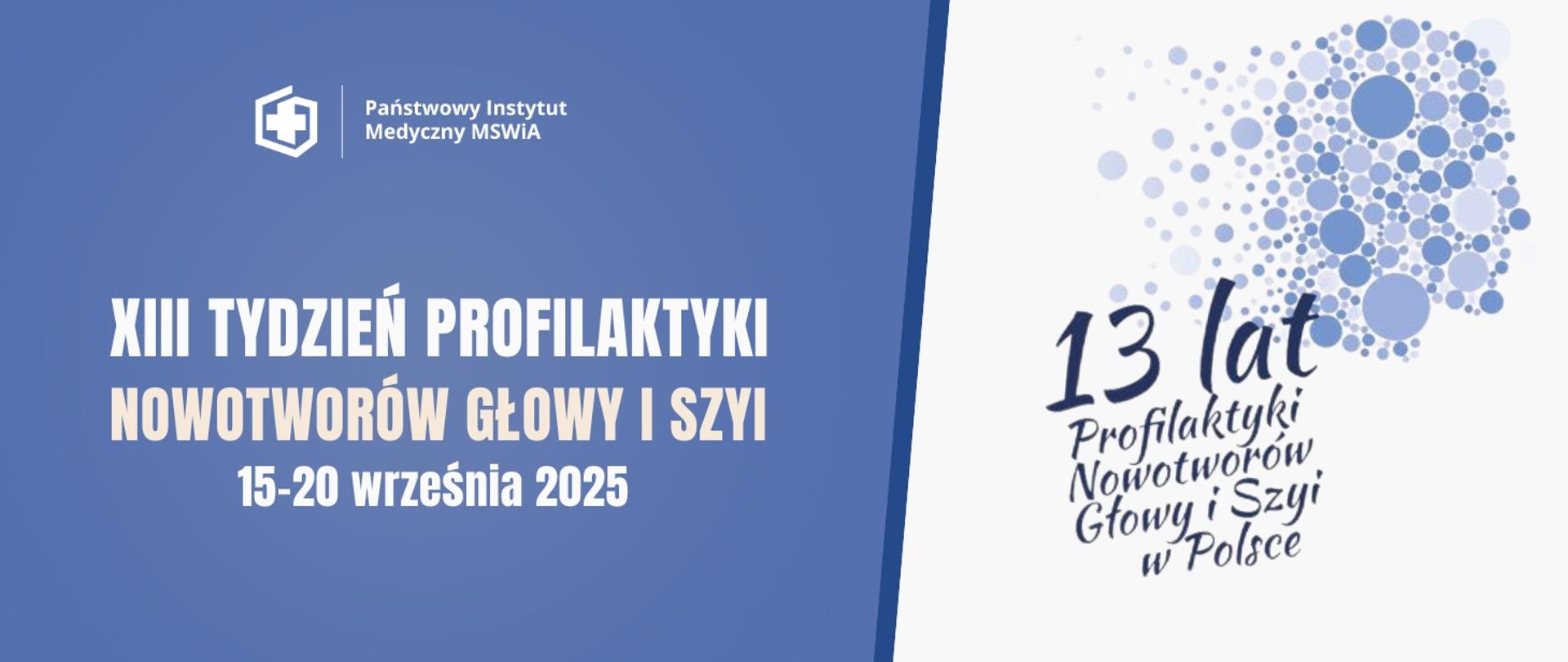 XIII Tydzień Profilaktyki Nowotworów Głowy i Szyi