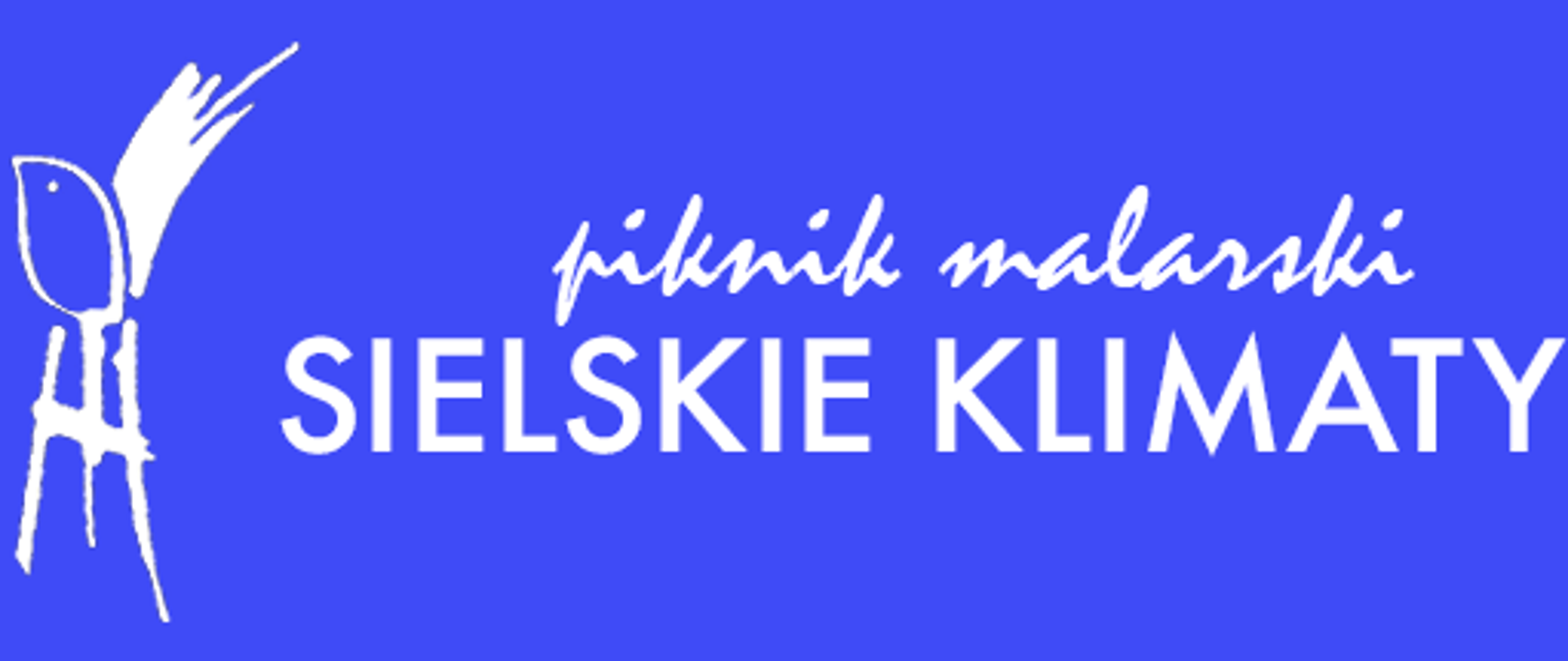 podłużny banner - po prawej na niebieskim tle logo imprezy sielskie klimaty. Następnie 4 zdjęcia z widokiem terenu górnośląskiego parku etnograficznego z osobami malującymi.