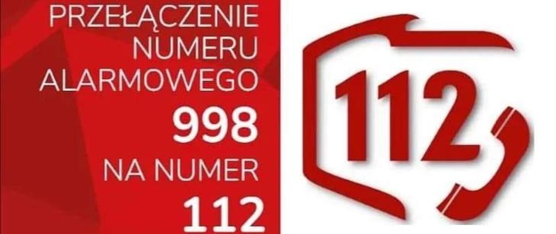 Przełączenie numeru 998 na 112