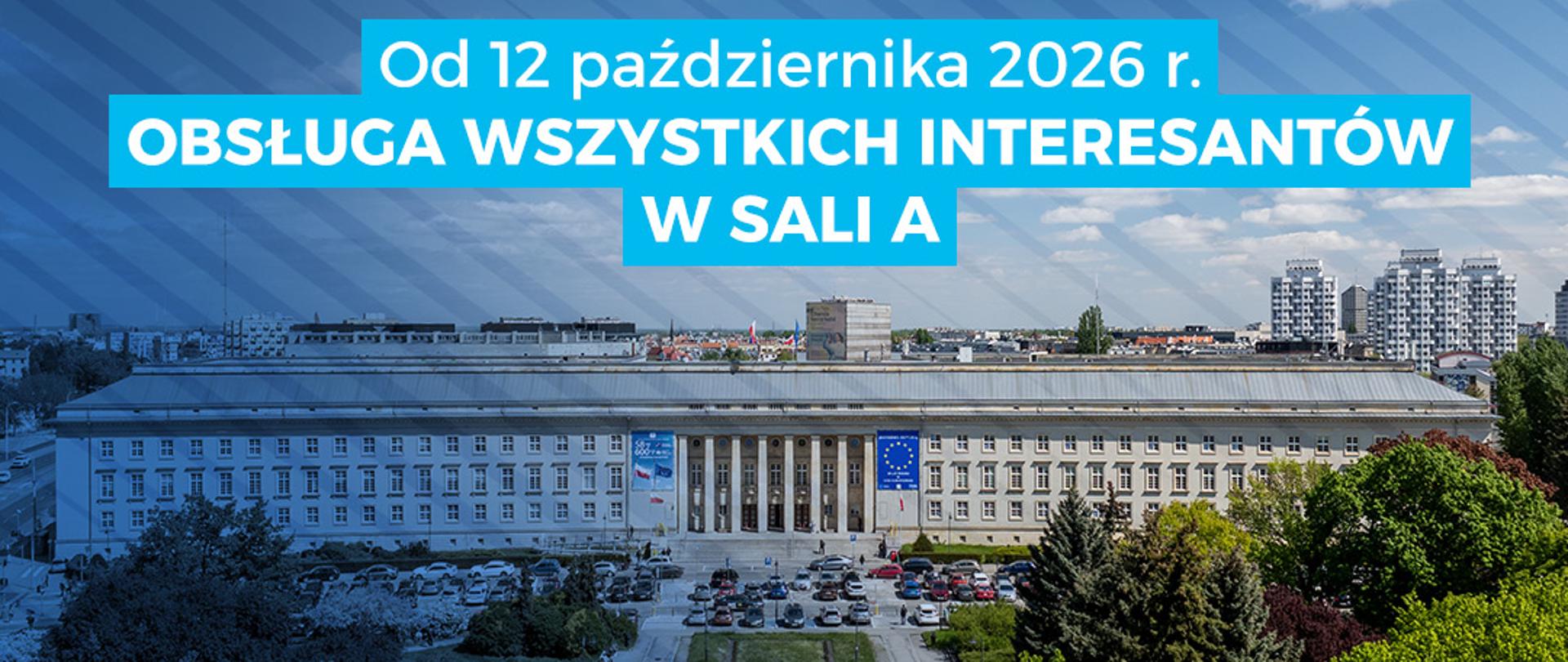 Komunikat dotyczący zmiany miejsca obsługi klientów w DUW