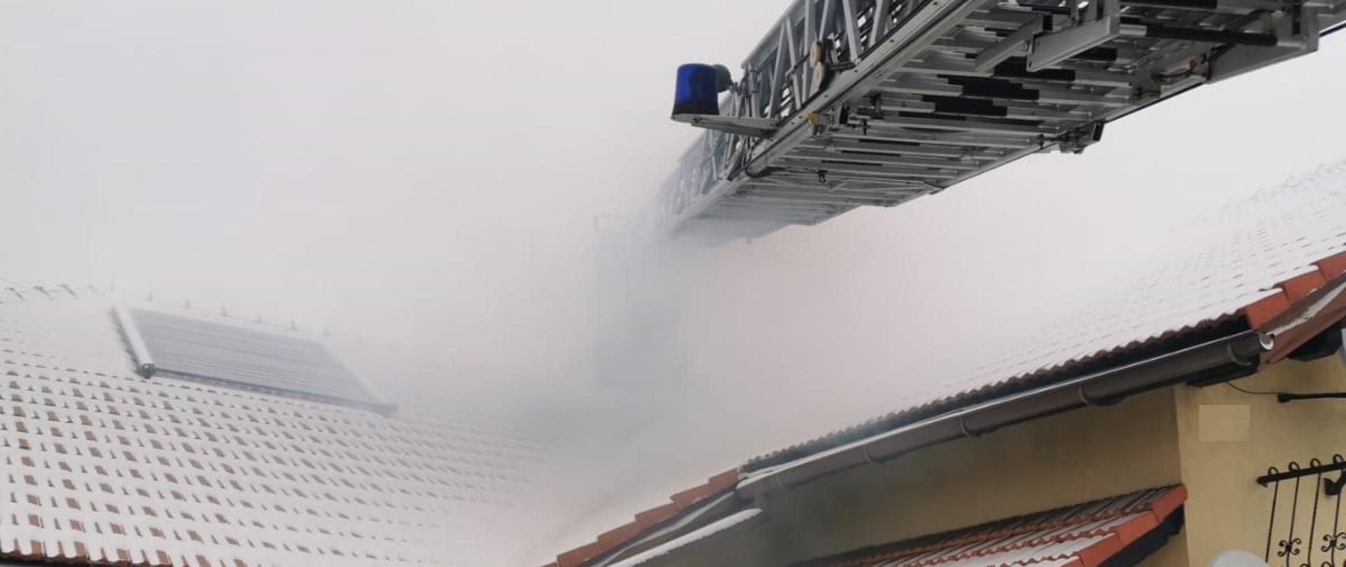 Pożar sadzy w Świętoszówce 