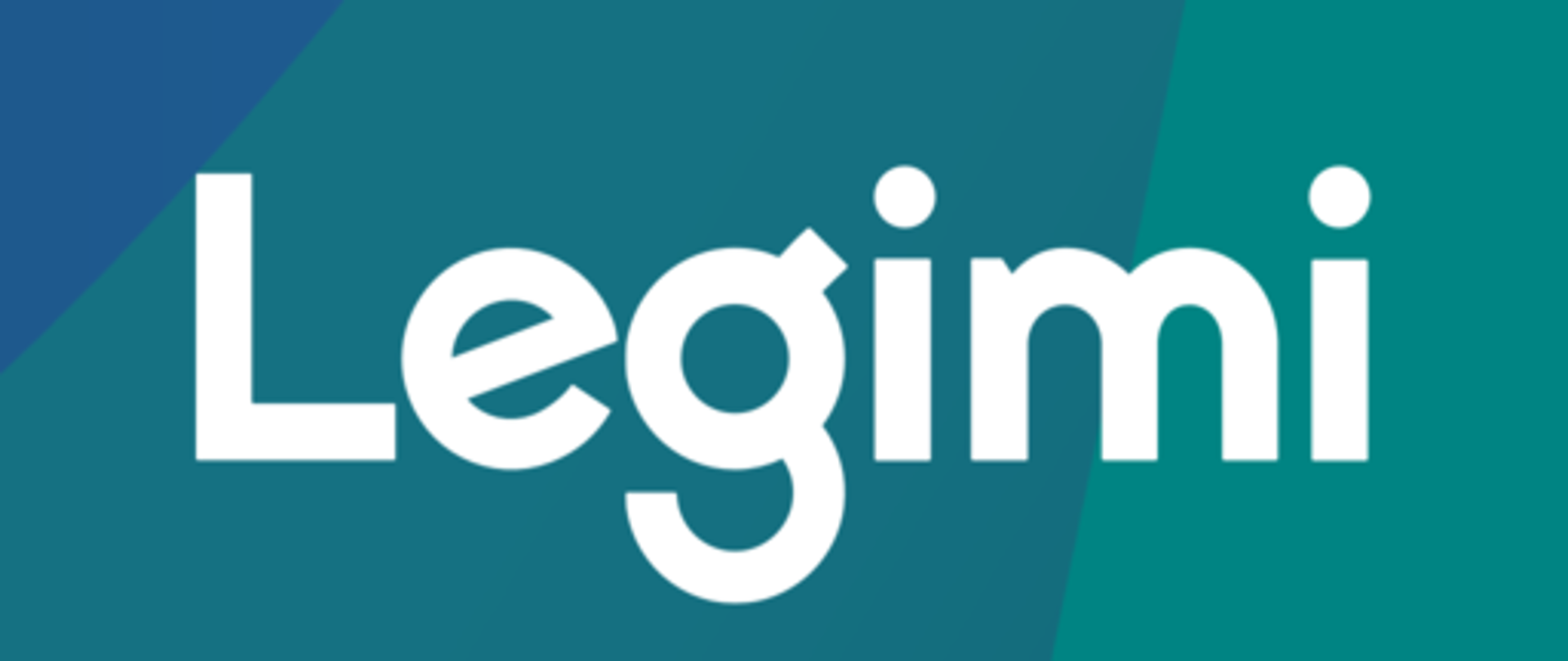 Biały napis Legimi na zielonym tle