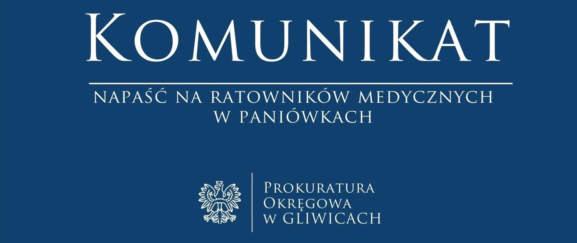 Napaść na ratowników medycznych w Paniówkach