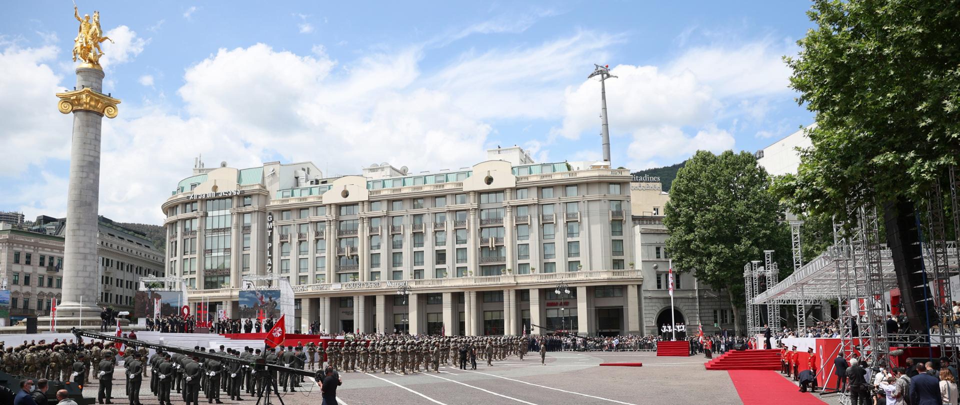 Święto Niepodległości Gruzji z udziałem wicepremiera Piotra Glińskiego fot. PAP/Leszek Szymański