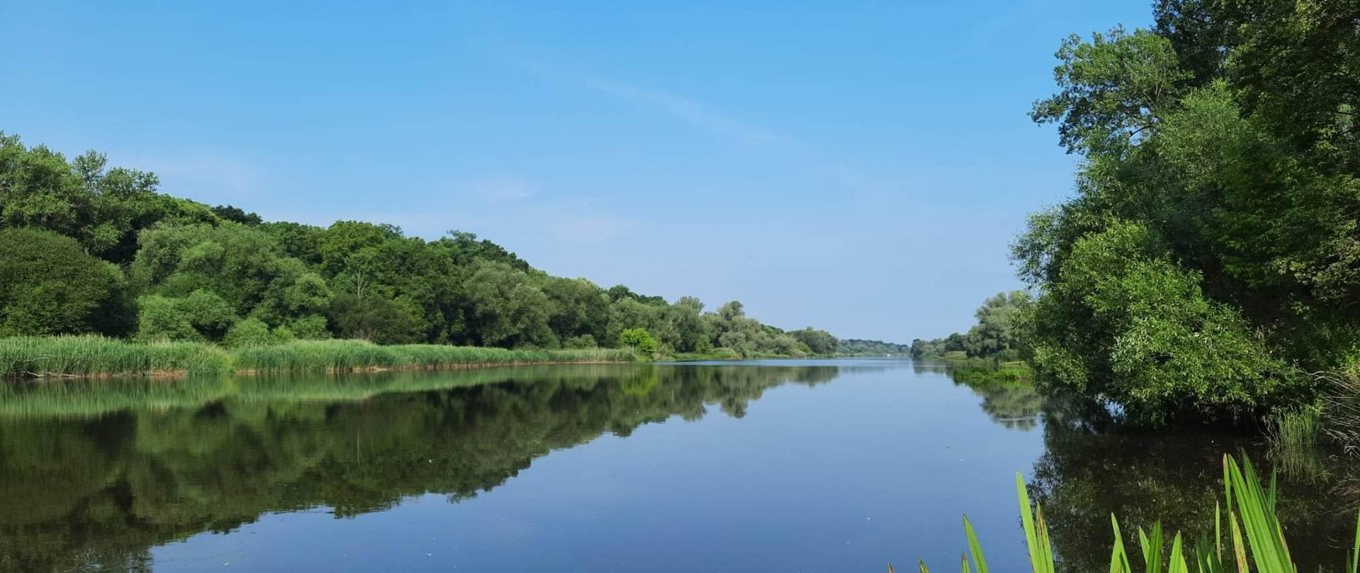 Zdjęcie przedstawia dorzecze Odry.