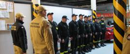 Strażacy podczas zmiany służbowej