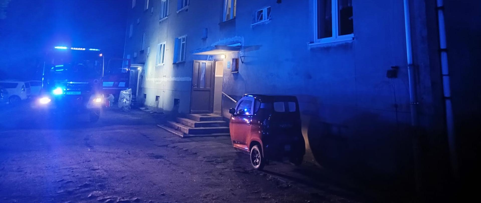 Wybuch gazu w mieszkaniu na ulicy Gościnnej