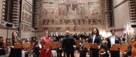 Koncert Filharmonii Krakowskiej w Cenacolo Bazyliki Św. Krzyża we Florencji