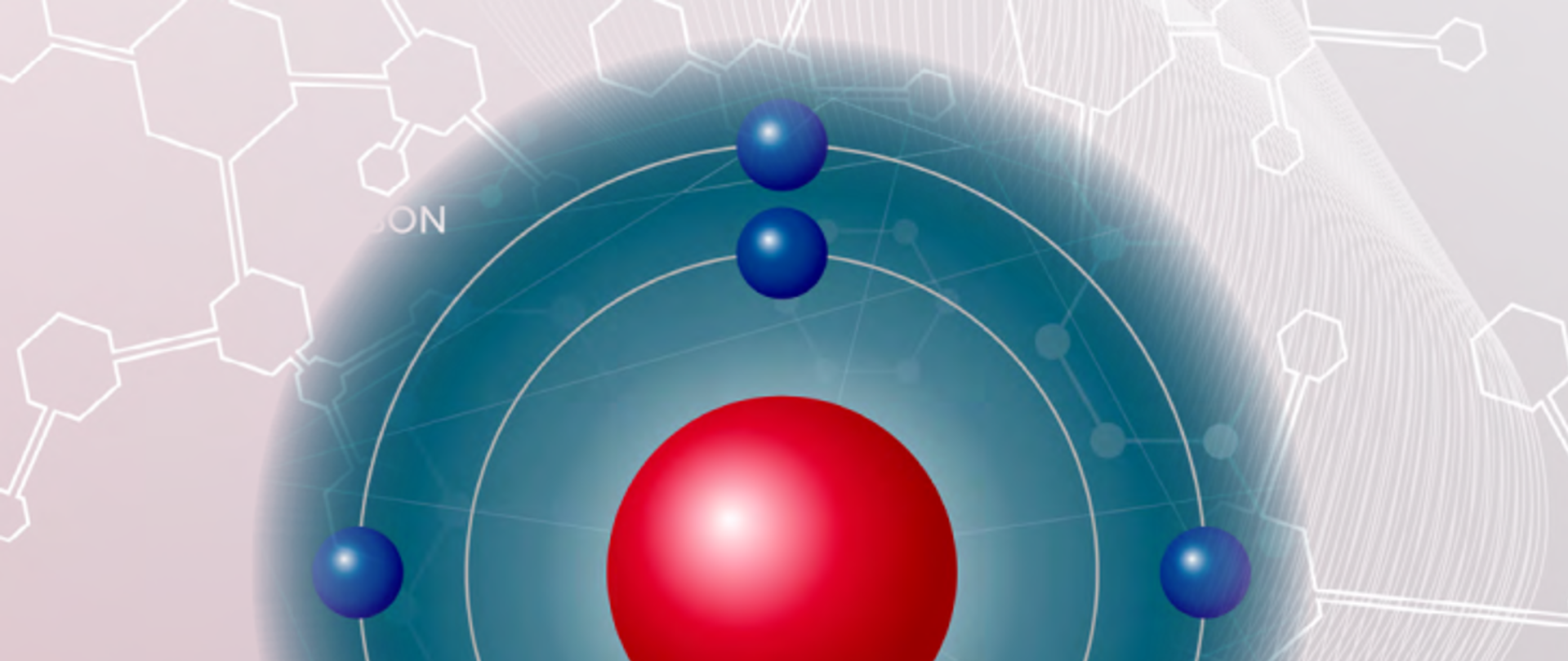 Zdjęcie przedstawia wzór pierwiastka węgla.