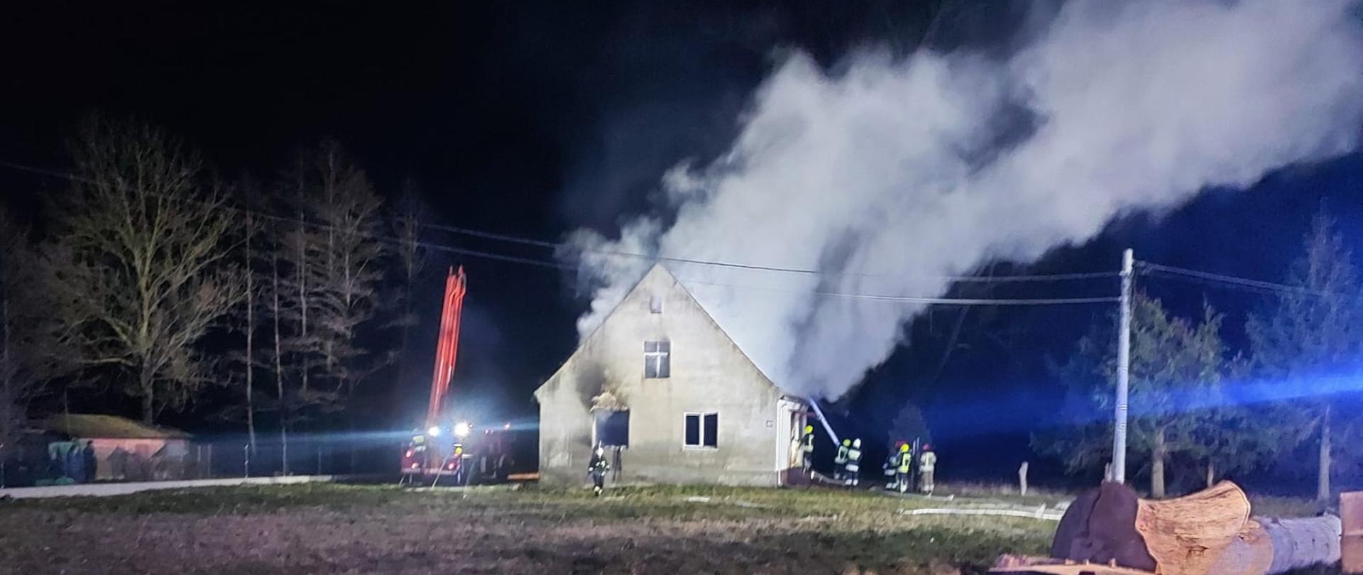 Kolejny tragiczny pożar na terenie pow. olsztyńskiego