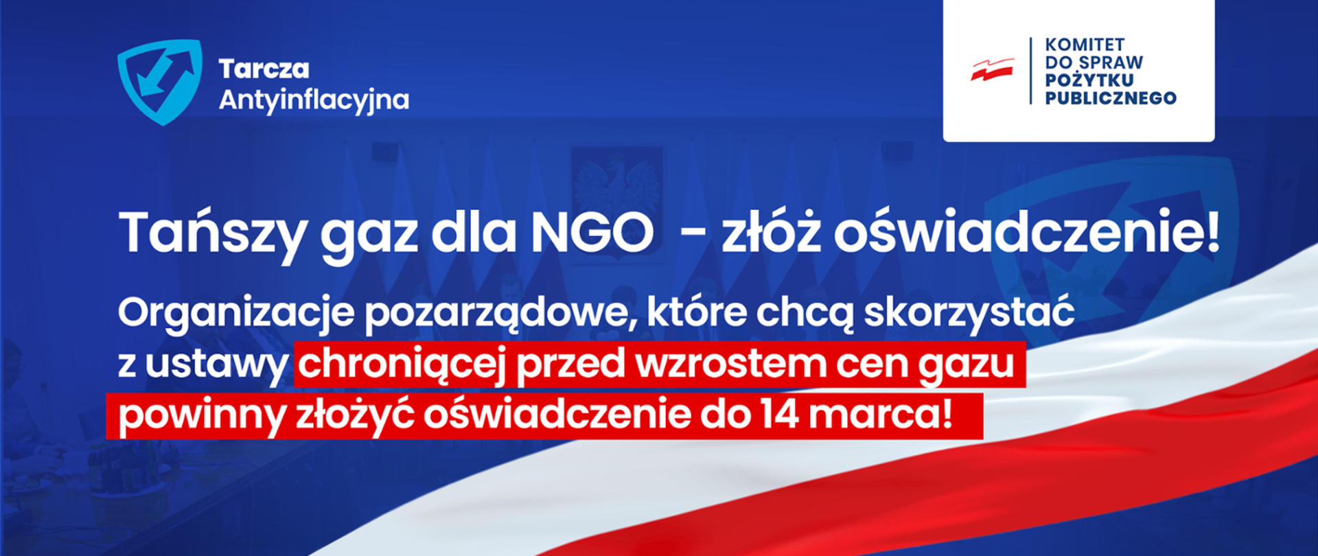 Tańszy gaz dla NGO