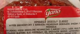 Hamburger drobiowy - skład produktu