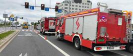 Wypadek na skrzyżowaniu ulic Rdestowej i Granicznej