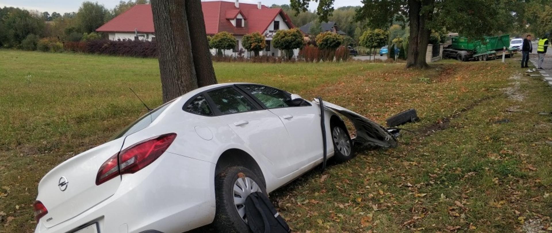 Wypadek drogowy w Żelazowej Woli