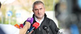 Wiceminister Infrastruktury Stanisław Bukowiec.