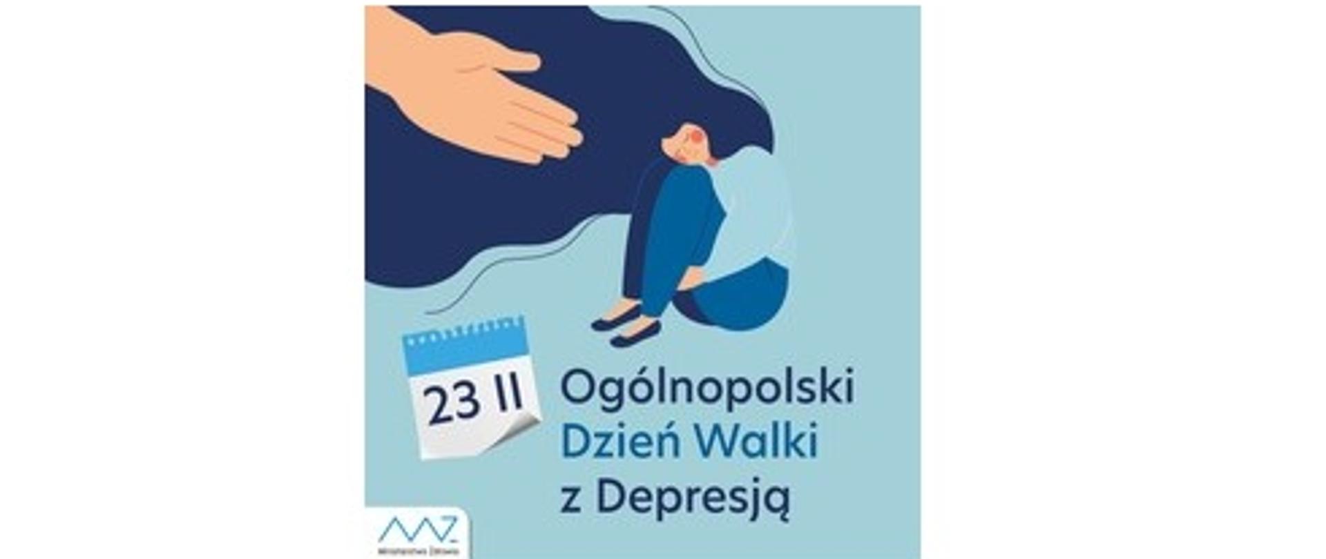 Ręka wyciągnięta do siedzącego człowieka