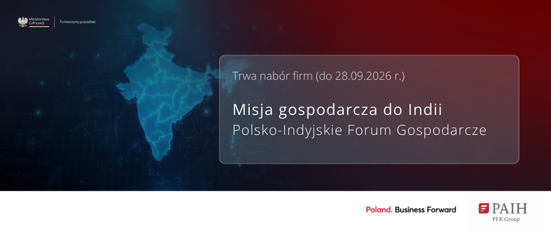 Nabór firm PAIH - Misja gospodarcza do Indii