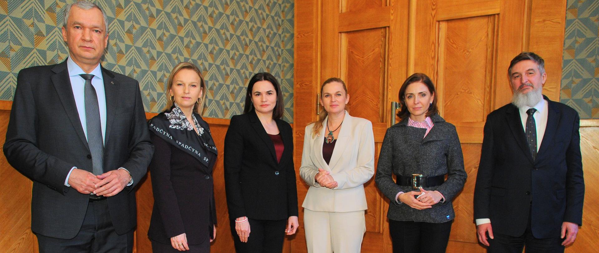 Spotkanie Minister Edukacji Barbary Nowackiej ze Swiatłaną Cichanouską