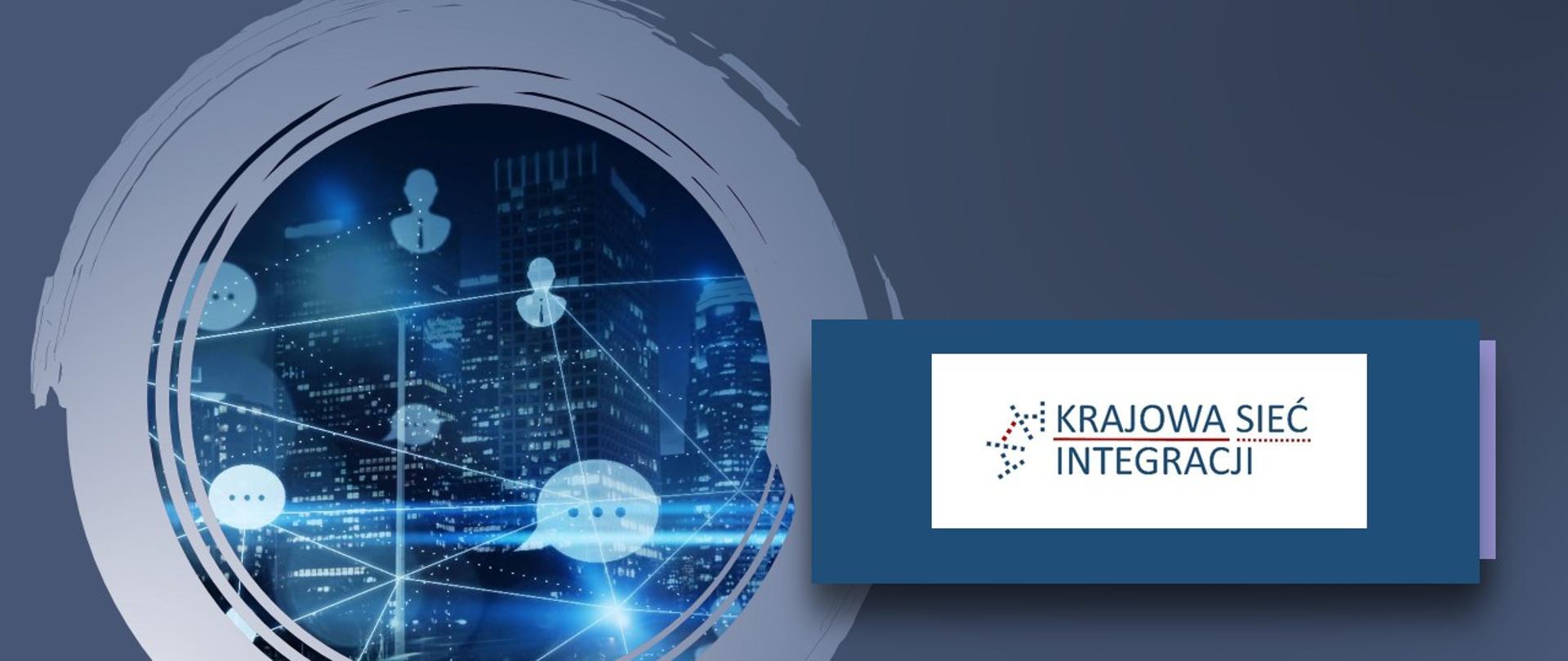 plansza z napisem krajowa siec integracji