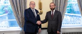 Spotkanie Ministra Zbigniewa Raua z ministrem spraw zagranicznych Republiki Armenii Ararata Mirzoyana